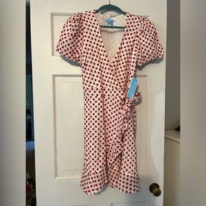 Draper James Puff Sleeve Wrap Dress